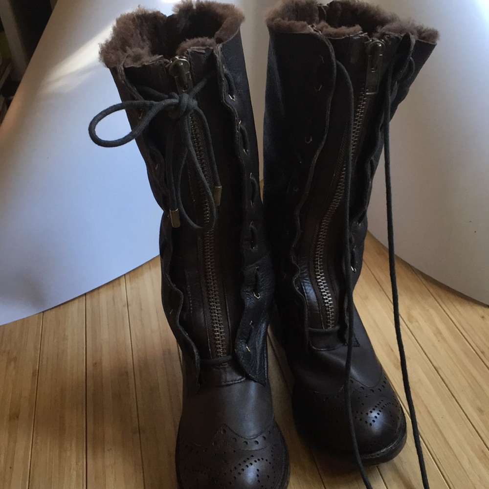Kelsi Dagger shearling boot